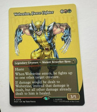 MTG Marvel Super Heroes Wolverine, Fierce Fighter Non-Foil R0378 Card picture