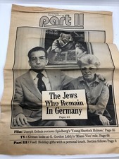 VTG 1985 NEWSDAY INSERT THE JEWS WHO REMAIN IN GERMANY LAST OF THE GERMAN JEWS picture