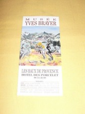 Musée Yves Brayer leaflet brochure flyer tourism brochure picture
