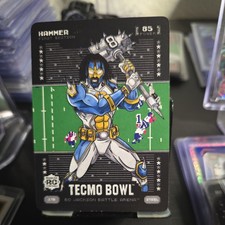 Tecmo Bowl 2024 Bo Jackson Battle Arena Hammer Steel 1st Ed RC #175 picture