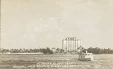 RPPC Palm Beach Original Railroad Station Left Floridas Oldest Ferry Biltmore picture