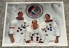 Apollo 15 vintage NASA issued crew litho From CMP Al Worden Personal Collection picture