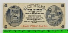 Vintage Excelsior National Stoves Furnaces Pearl Illinois Ink Blotter picture