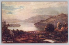 Loch Katrine Scotland TUCK'S Oilette Postcard Scottish Lochs. Posted 1906 picture