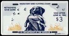 FEDERAL DUCK STAMP LICENSE PLATE 
