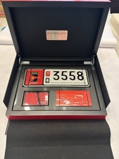 Rare Ferrari World Abu Dhabi Limited Box3558/4000, License Plate, Roof Piece picture