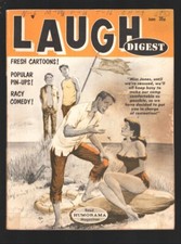 Laugh Digest 6/1964-Cheesecake pix-Eve Meyer-Patti Waggin-Cartoons-gags-comic... picture