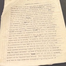 1918 WWI Original Manuscript Signed - Eyewitness Berlin Finance Fraud & Revolu picture