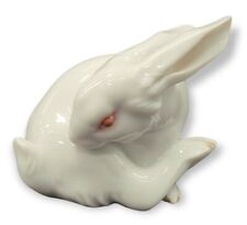 Vintage RARE Austria Original Augarten Wienn Rabbit Porcelain Figurine  picture