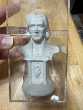 Rare Vintage Francis Asbury Bust Sculpture Lester Murphy Parian Porcelain Engle picture