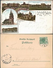 Litho Postcard Bad Wilhelmshöhe-Kassel greeting from... places, Orangery 1898 picture