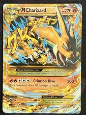 Pokemon M Charizard EX 107/106 Secret Rare (LP) Flashfire FLF picture