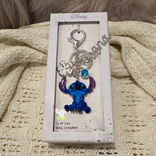 Disney Stitch Clip-On Bag Charm Keychain - Disney Franchise, Stitch Theme picture