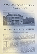 1907 Problems of Southern Blacks illustrated picture