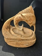 Wood Hand Carved Fish Keepsake picture