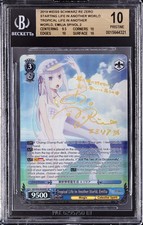 2019 WEISS SCHWARZ #RZ/S55-E059SP TROPICAL LIFE IN ANOTHER WORLD EMILIA BGS 10 picture