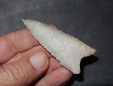 AN AWESOME BEVELED AND SERRATED AUTHENTIC DALTON POINT found IN ILLINOIS  N284 picture