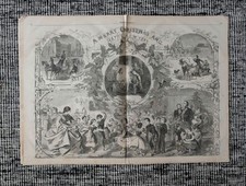 1859 Winslow Homer Christmas Centerfold, Ottawa Parliament, Hester Pratt Dec 24 picture