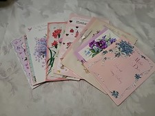Lot Of 9 Vintage Mother Related Greeting Cards Used Birthday, Valentines,  picture