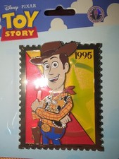 NEW - WOODY TOY STORY PIXAR ROYAL STAMP PIN - PINK A LA MODE - EDITION SIZE 400 picture