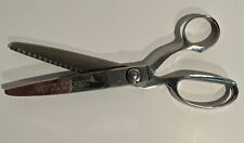 Vintage Wiss Sewing Scissors Serrated Crimping Blades - Silver -  picture