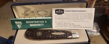 MINT Buck 334 Millennium Trapper Knife – Brown Jigged Bone, Chuck Buck Signature picture