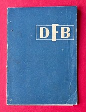 Old membership book DFB Democratic Women's Federation Berlin with stamp 1952 (175658 picture