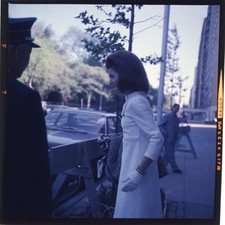 Jacqueline Kennedy Onassis Jackie O Original Camera 2.25 x 2.25 Transparency picture