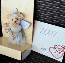 Steiff Ornament: Angel Teddy Bear W/ Transverse Flute MINT NEW IN BOX W/COA picture