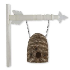 K&K Interiors Beehive Birdhouse Arrow Replacement, 8.25-Inch, Resin, Brown picture