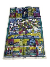 Vtg 60s Ulster Weavers Shakespeare Tea Towel - 100% Linen Made in Ireland - Avon picture