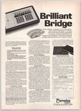 Bridge Challenger Fidelity Electronics Computer Game 1979 Vintage Print Ad picture