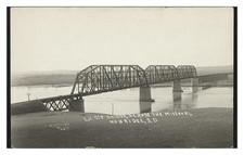 Mobridge SD C.M. St. P. Bridge Standard Postcard picture