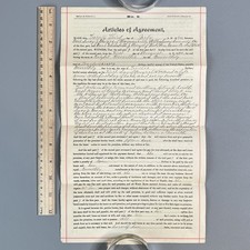 Vtg 1894 Hoboken PA Store Lease Blawnox Allegheny Co History Ephemera JR Weldin picture