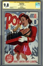 POP KILL #3 CGC 9.8 SS SIGNED ADAM HUGHES VARIANT COVER  EDITION POP 13 RARE picture