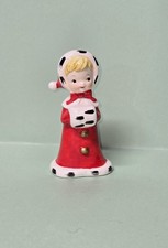 Vintage Topline Imports Christmas Holiday Girl Decor Figurine Japan picture