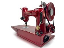 Sewserious Singer 221 Featherweight Custom Painted and Restored Candy Apple red picture