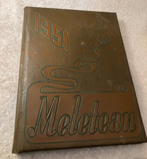 THE 1951 MELETEAN- State Teachers College Yearbook- River Falls, Wisconsin picture