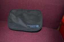 Continental Airlines Travel Pouch Business 1st Class Amenity Bag Toiletry E4 picture