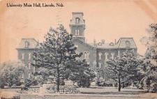 Lincoln University of Nebraska Campus Scott #412 Stamp Perf 8.5 Vtg Postcard B45 picture