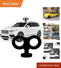 3D Car Wind Up Key, Cute Clockwork Wind Up Key for Car Roof Decoration Black picture