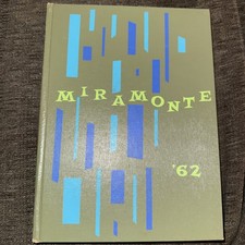  Vintage 1962 Yearbook Miramonte High School Orinda California picture