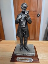 Chilmark FJ Barnum Abraham Lincoln Civil War Sculpture #175/500 Autographed picture