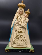 Vintage G. Cioni Virga Jesse Statue - Madonna & Child 15.7