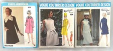 7 Vogue Couturier Paris Americana Patterns - LANVIN GALITZINE FABIANI sz 12 & 14 picture