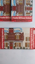 NOS Vtg 3 Nestle Toll House Morsels Promotional Christmas Cookie 2pk Gift Boxes picture