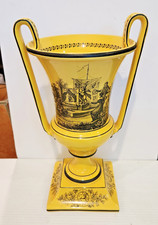 Italian Mottahedeh Yellow and Black Toile 13