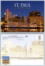 Continental St Paul Minnesota Riverfront Postcard picture