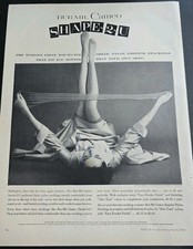1955 Women's Burlington Bur-mil Cameo Stockings Hosiery Sexy Legs vintage Ad  picture