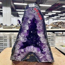 35.49LB Natural Amethyst Coarse Stone Uruguayan Amethyst Clusters Amethyst Holes picture